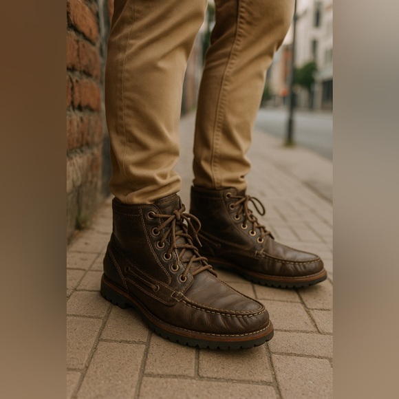 Cole Haan Brown Leather Men\'s Boots Size 9.5 main image 4
